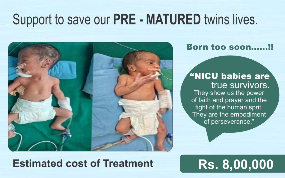 Urgent Appeal: Help Us Save Our Premature Twins**